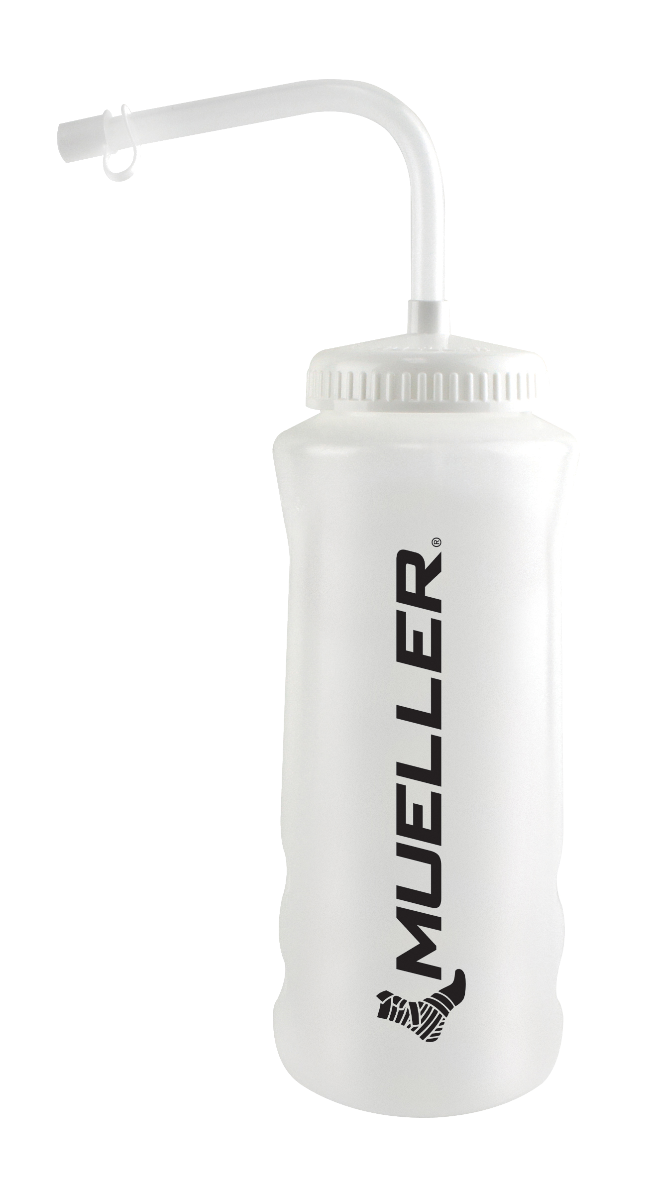 Mueller Trinkflasche Natur mit Trinkhalm 919129MB Produkt Schwarz Heroshot