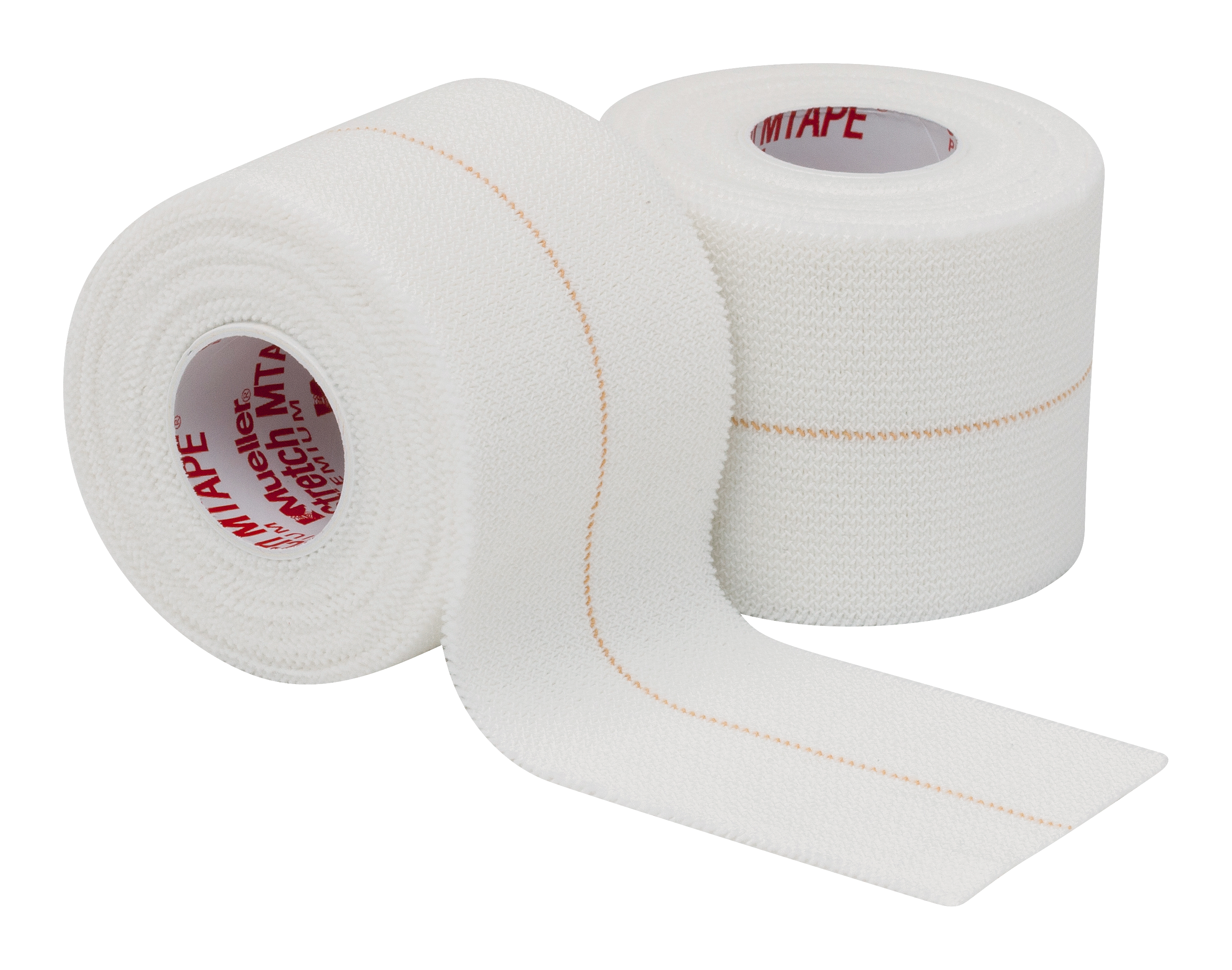 Mueller Stretch M-Tape 5cm zwei Rollen nebeneinander