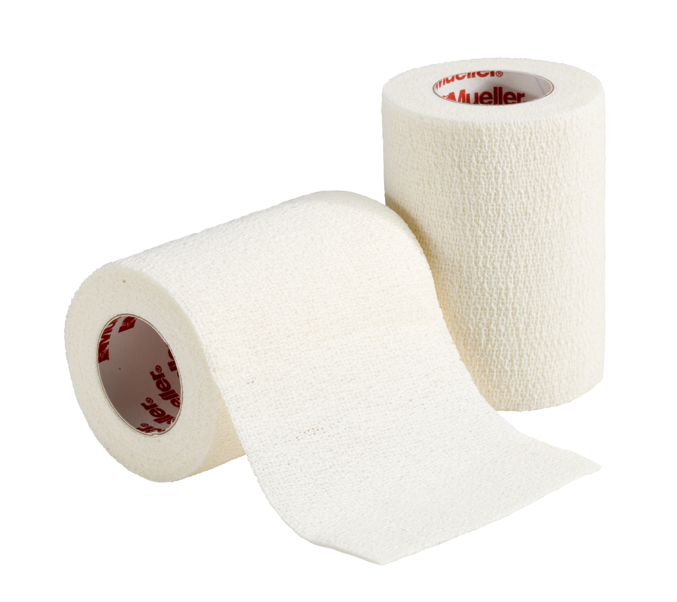 Mueller Sports Wrap weiss 430613 zwei Rollen nebeneinander