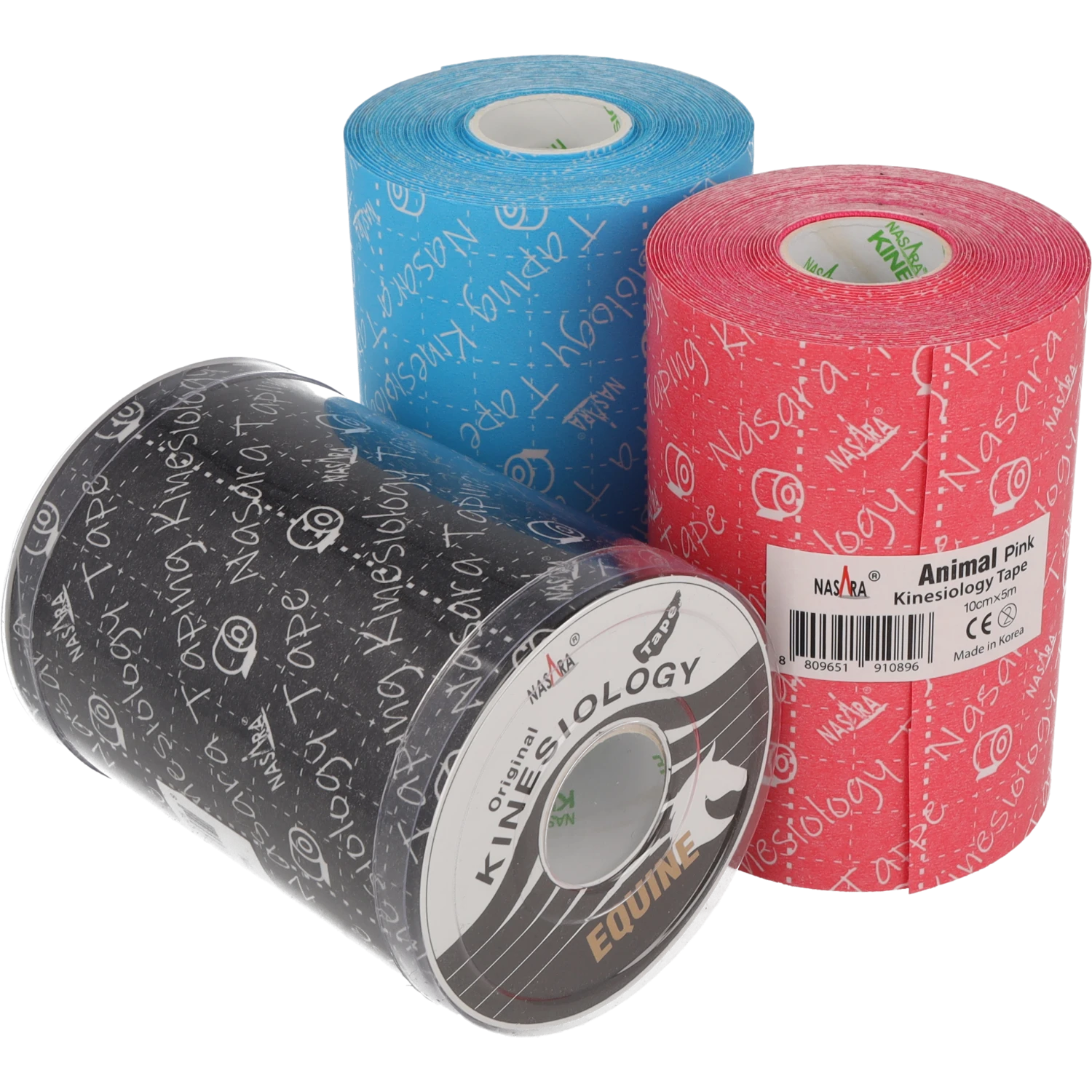 Nasara Kinesiologie Tape Animal Tape alle Farben Gruppenfoto
