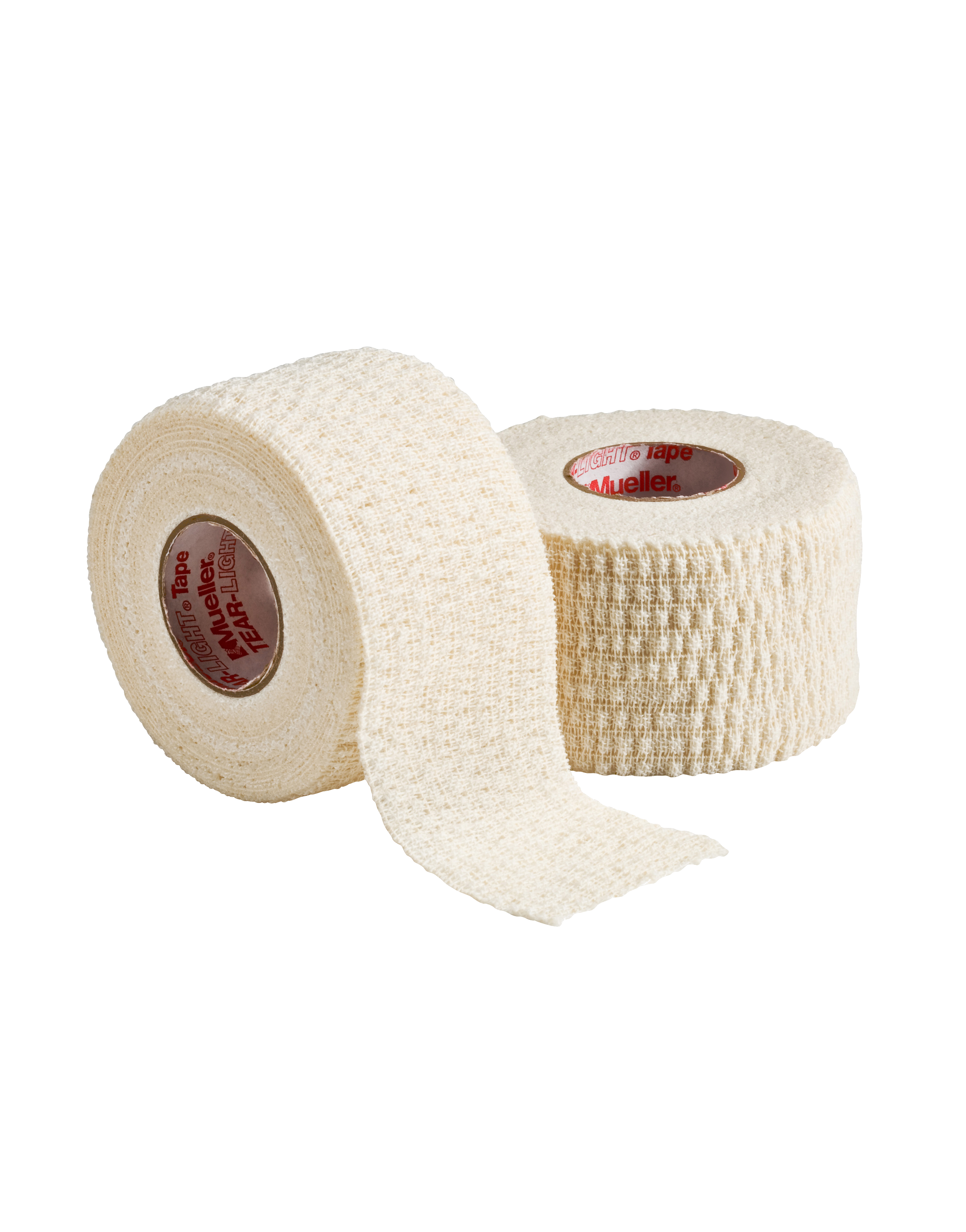 Mueller Tear-Light Tape 3,8cm*6,8m 130626 zwei EInzelrollen nebeneinander