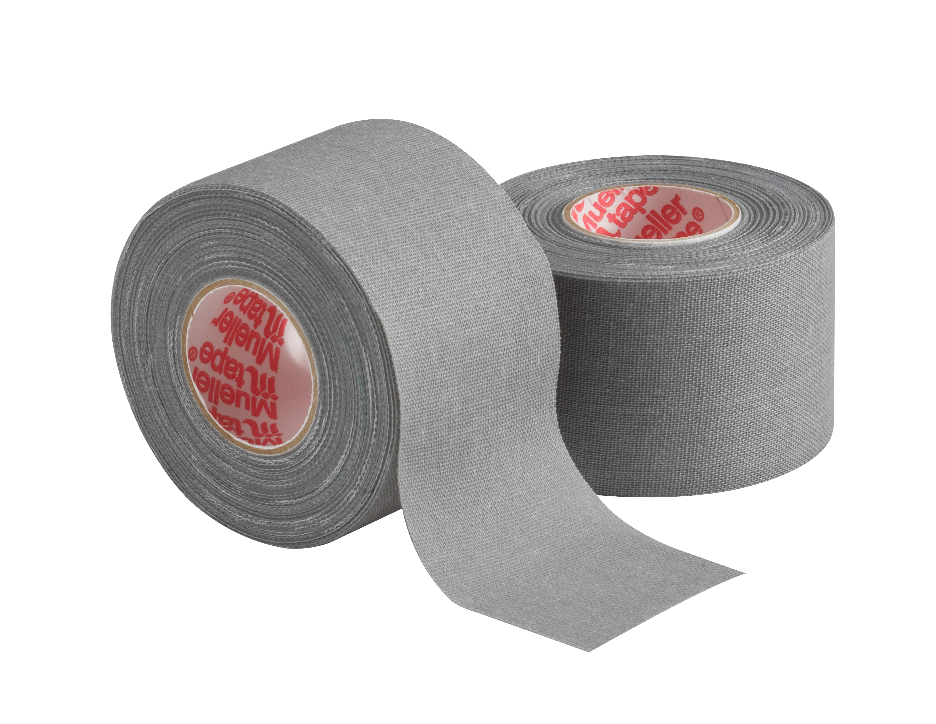 Mueller M-Tape Grau 130829 zwei Einzelrollen nebeneinander