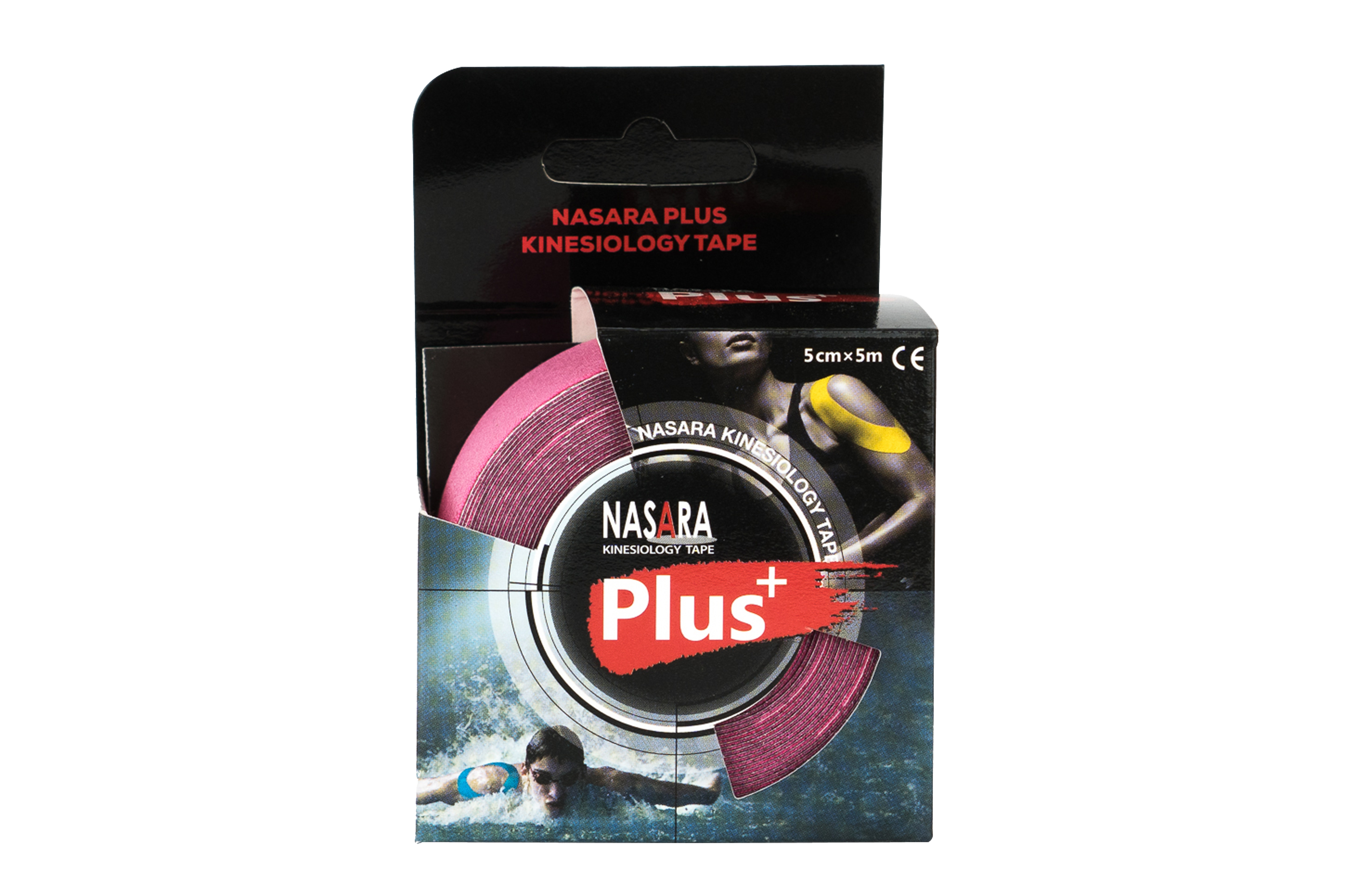 Nasara Kinesiologie Plus Tape Pink Verpackung
