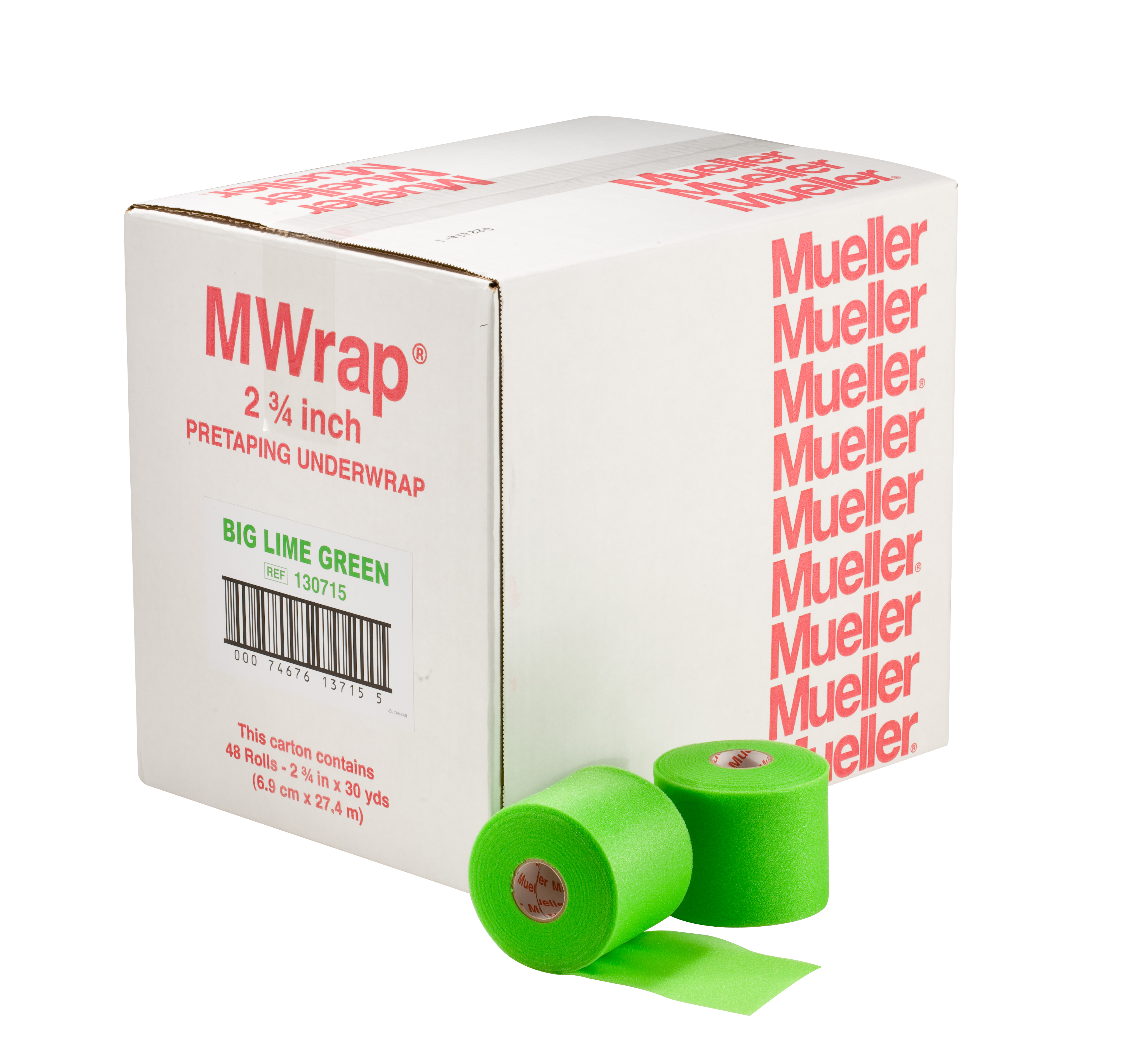 Mueller M-Wrap Limone 1307-15VE Verpackungseinheit im Umkarton mit zwei Einzelrollen