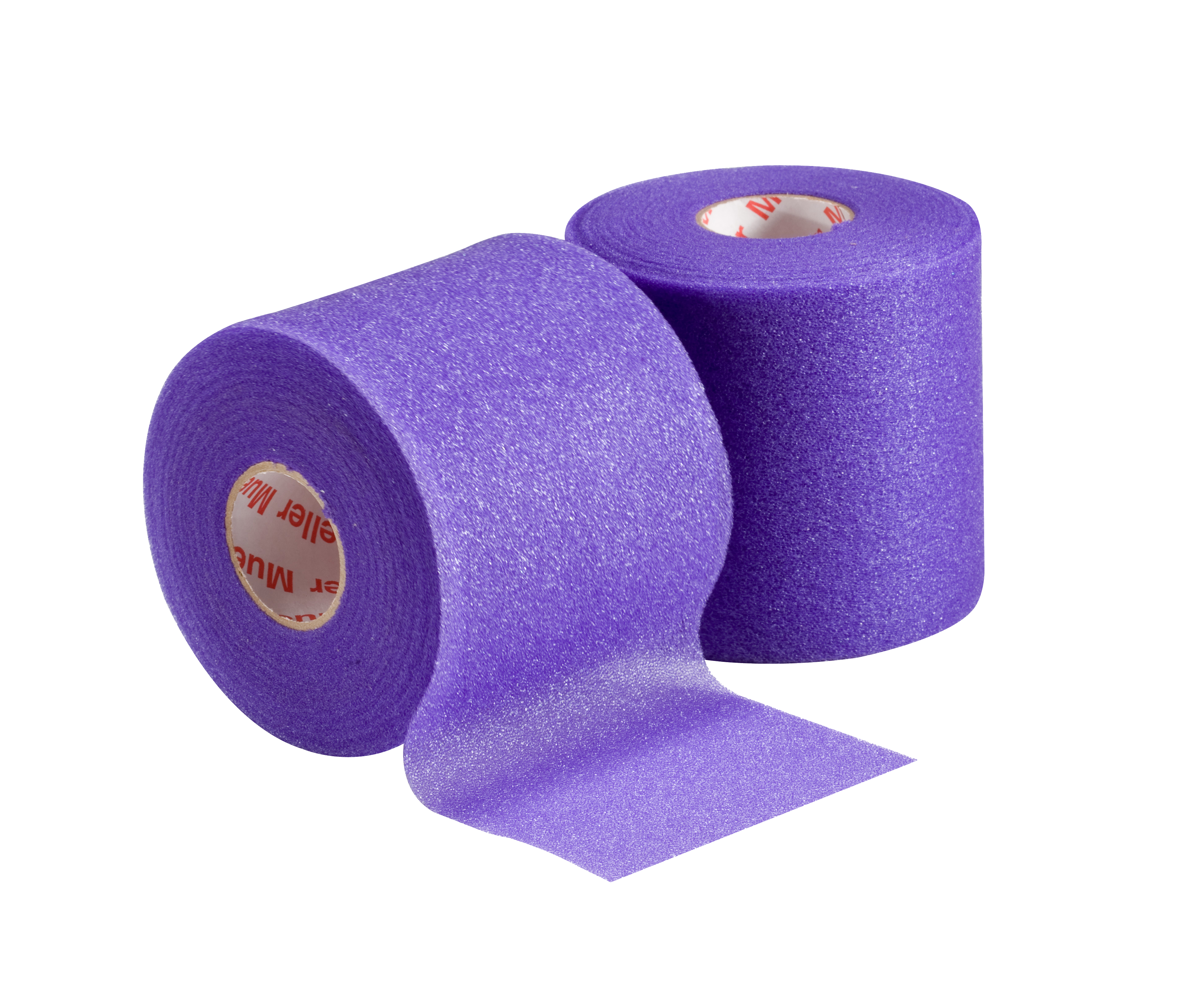 Mueller M-Wrap Lila 1307-07 zwei Einzelrollen nebeneinander
