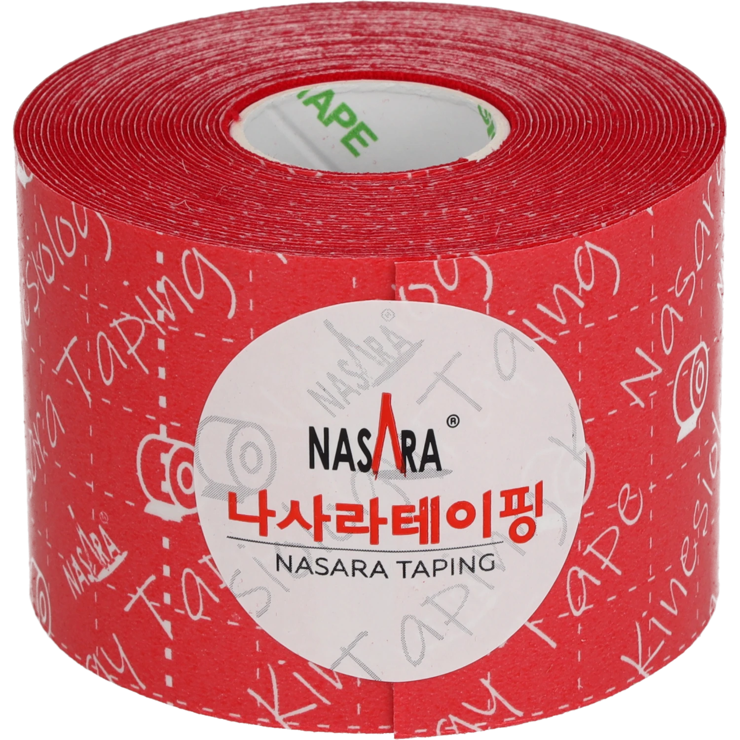 Nasara Kinesiologie Tape 5cm Rot Einzelrolle Heroshot
