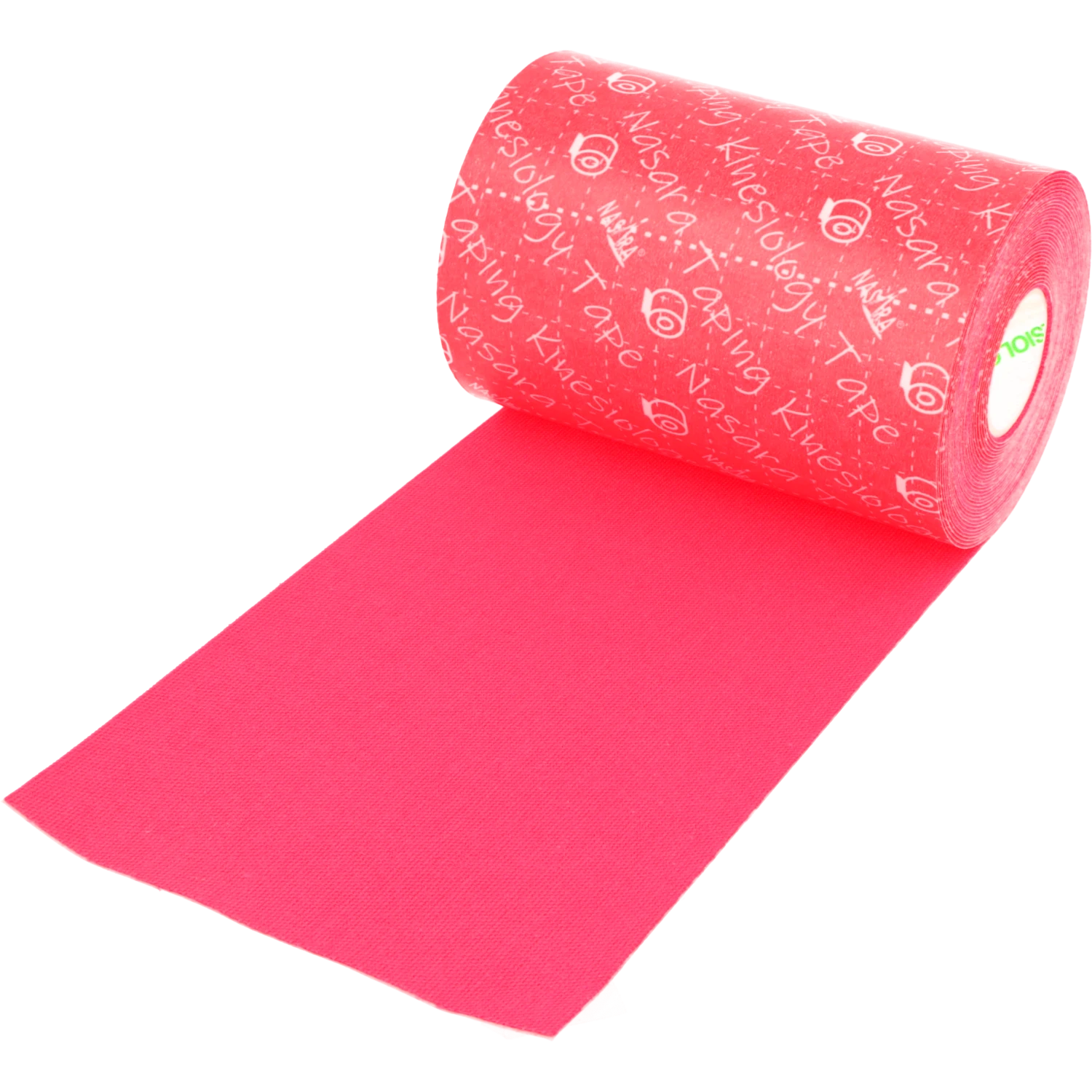 Nasara Kinesiologie Tape Animal Tape Pink ausgerollt Nasara Kinesiologie Tape Animal Tape Pink halb ausgerollt