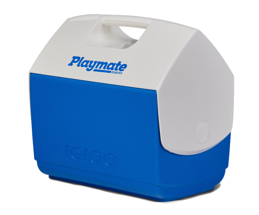 Igloo Playmate 1,5 Liter Blau geschlossen schräge Ansicht
