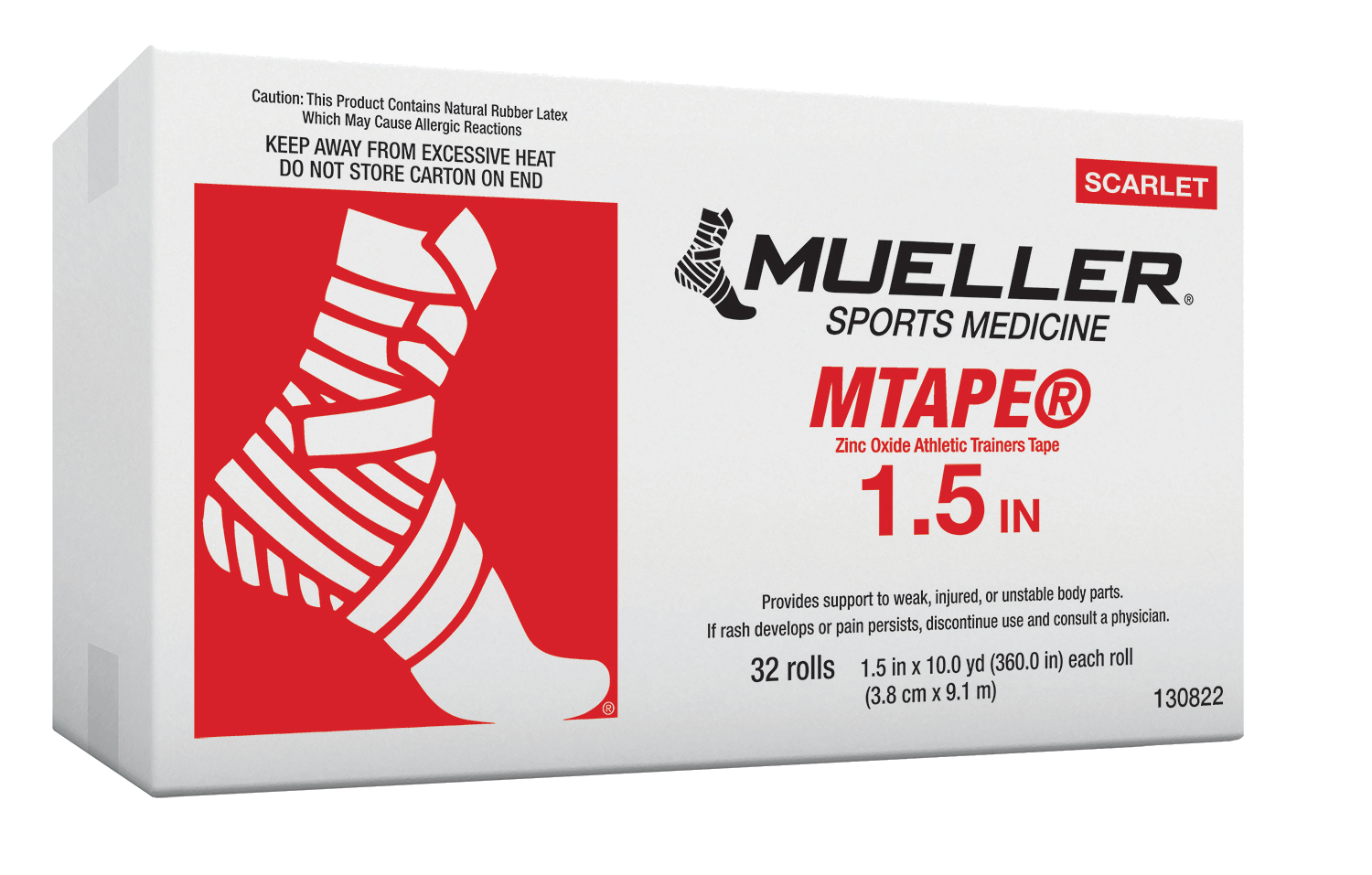 Mueller M-Tape Rot 130822 Verpackungseinheit im Umkarton