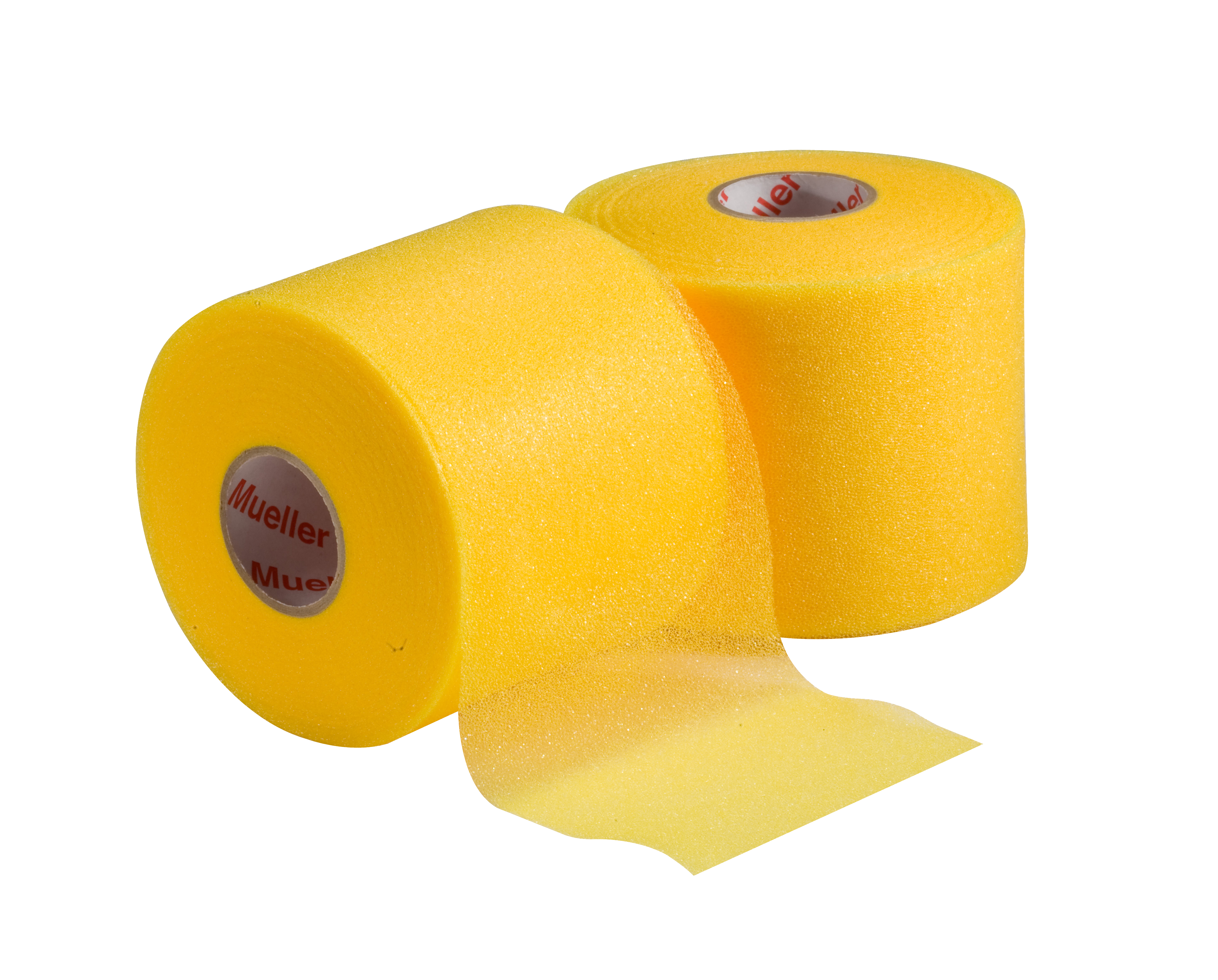 Mueller M-Wrap Gelb 1307-06 zwei Einzelrollen nebeneinander