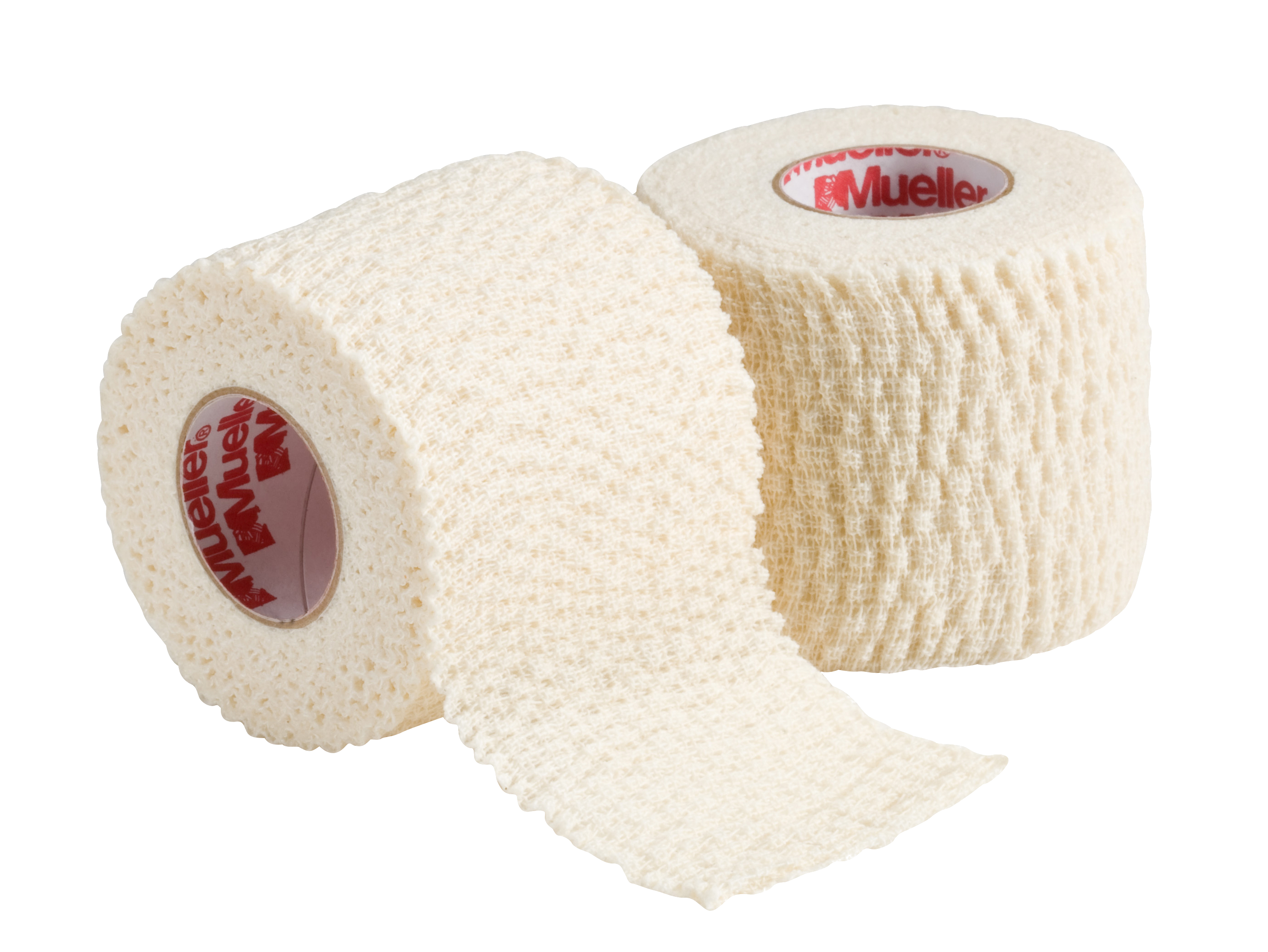 Mueller Tear-Light Tape weiss 5,0cm*6,8m Einzelrolle Mueller Tear-Light Tape 5,0cm*6,8m 130632 zwei Einzelrollen nebeneinander
