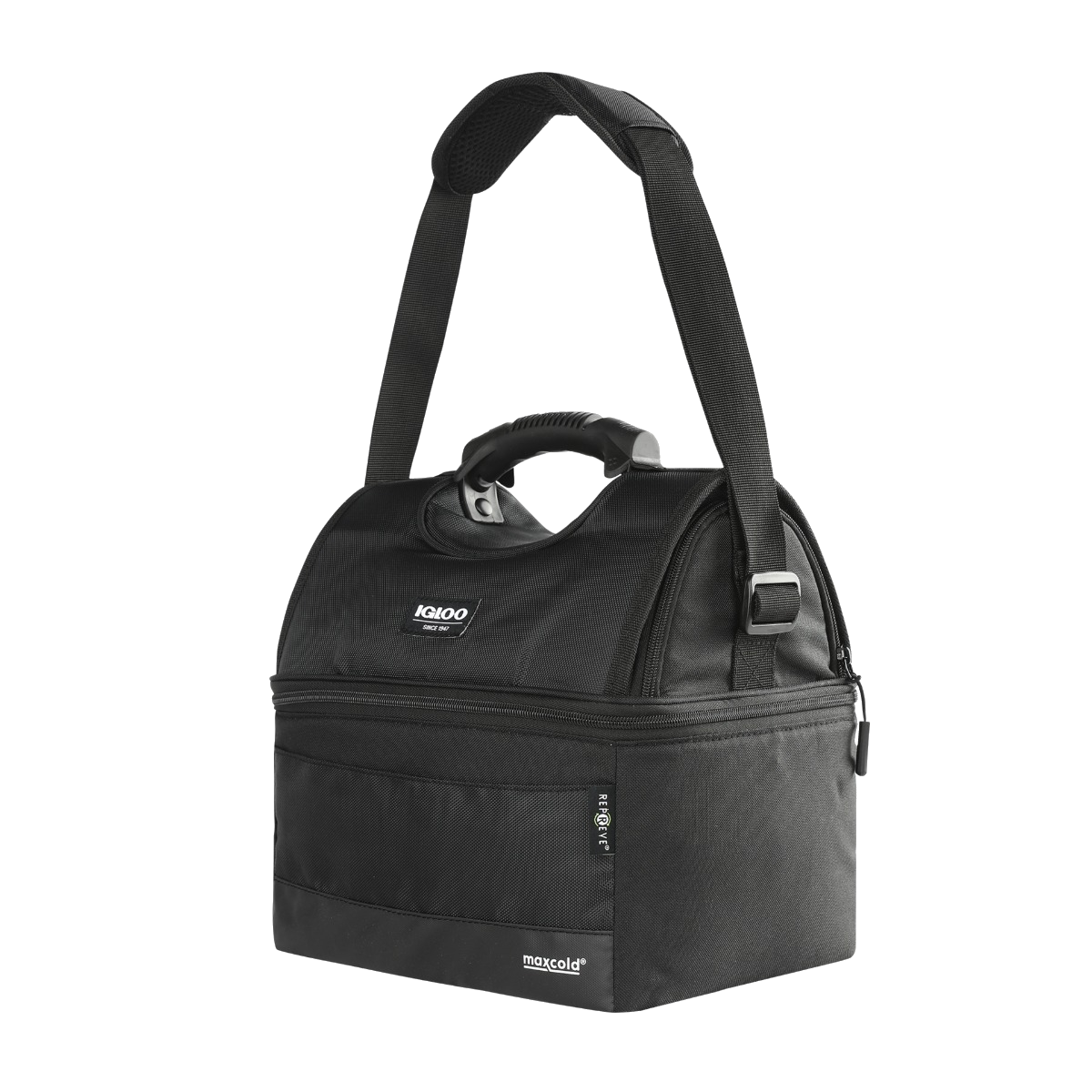 Igloo Maxcold Evergreen Gripper 16 Kühltasche seitliche Ansicht Schultergurt