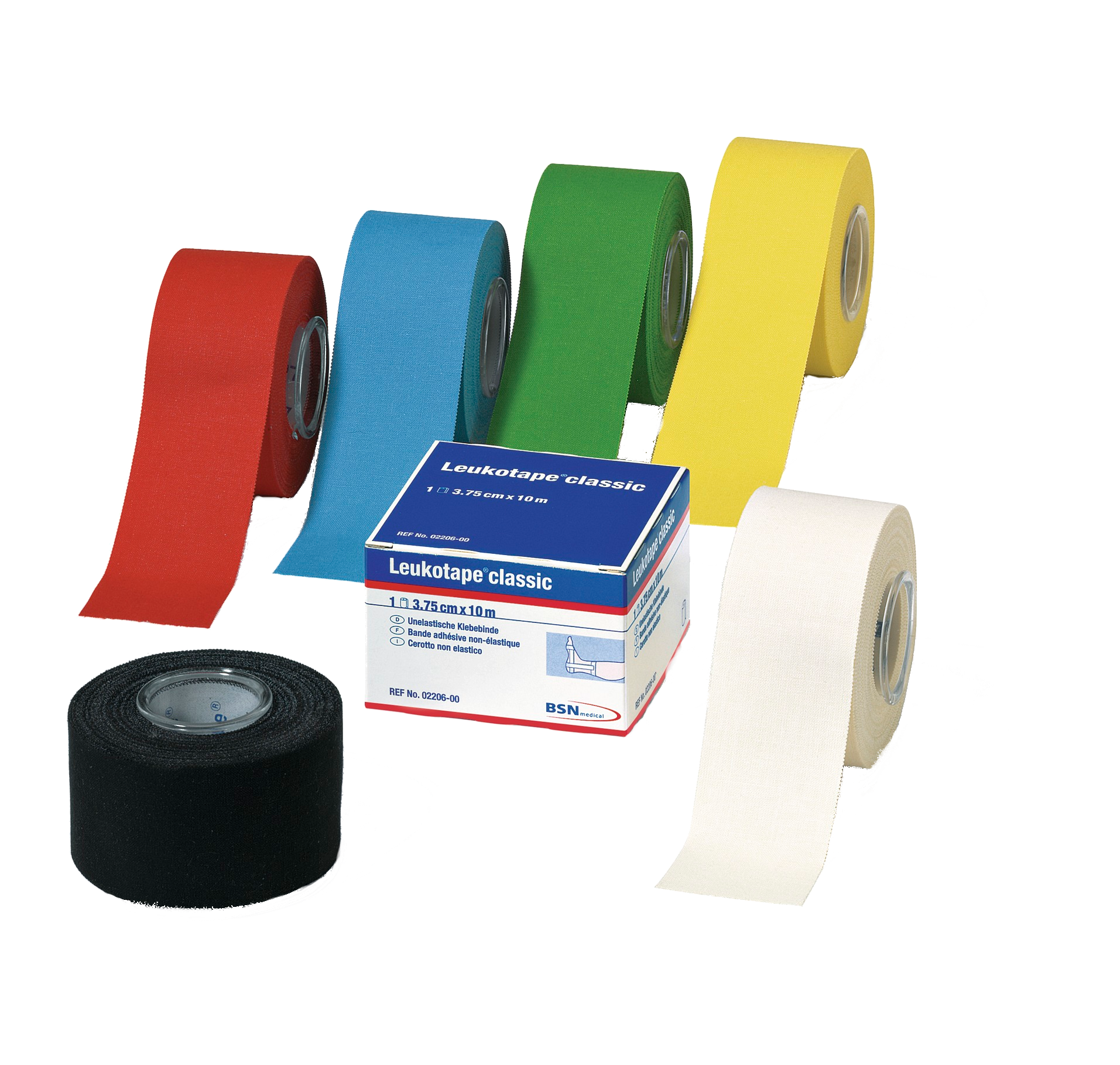 BSN Leukotape 3,75cm alle Farben zusammen