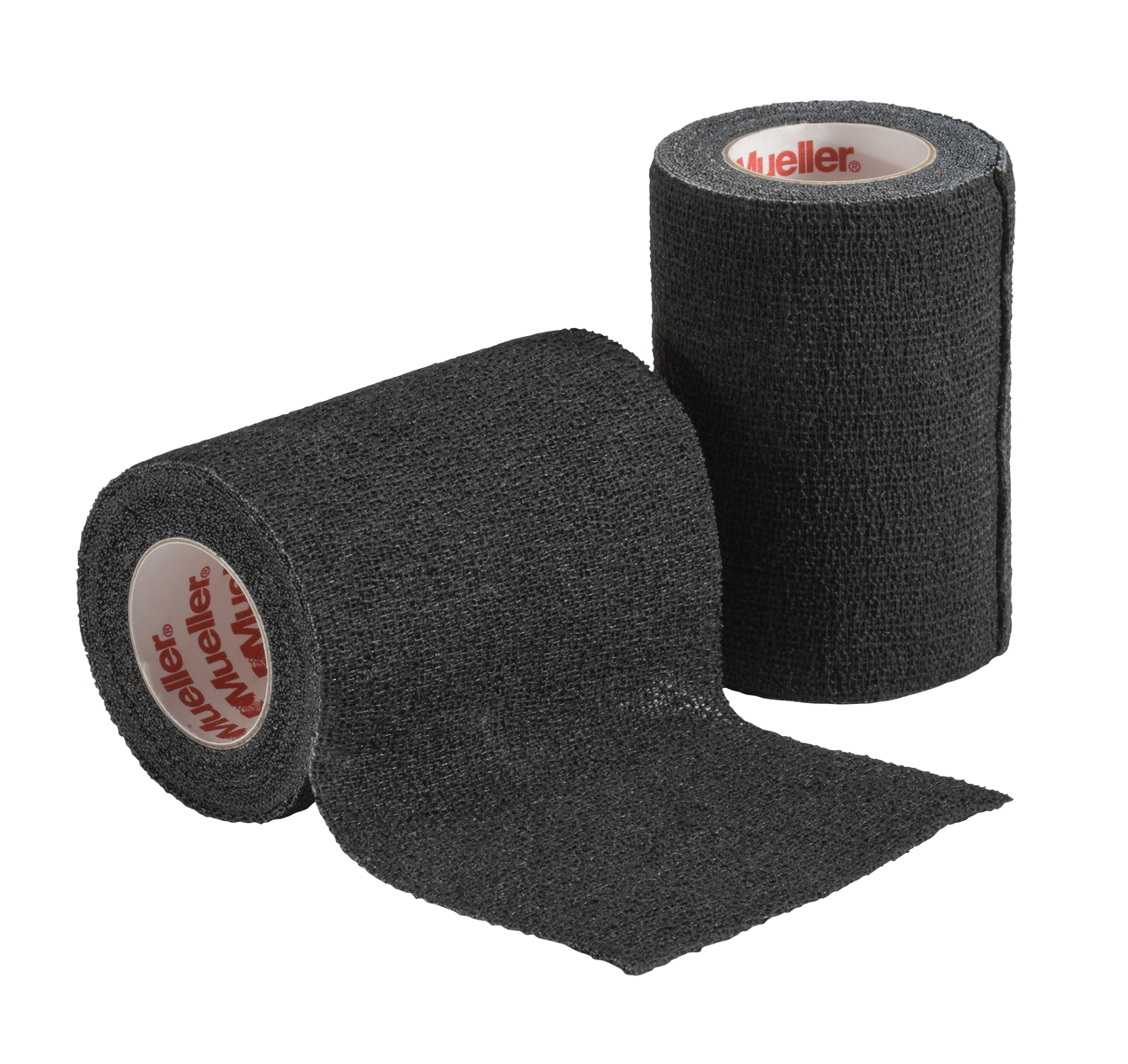 Mueller Sports Wrap schwarz 26257 zwei Einzelrollen nebeneinander