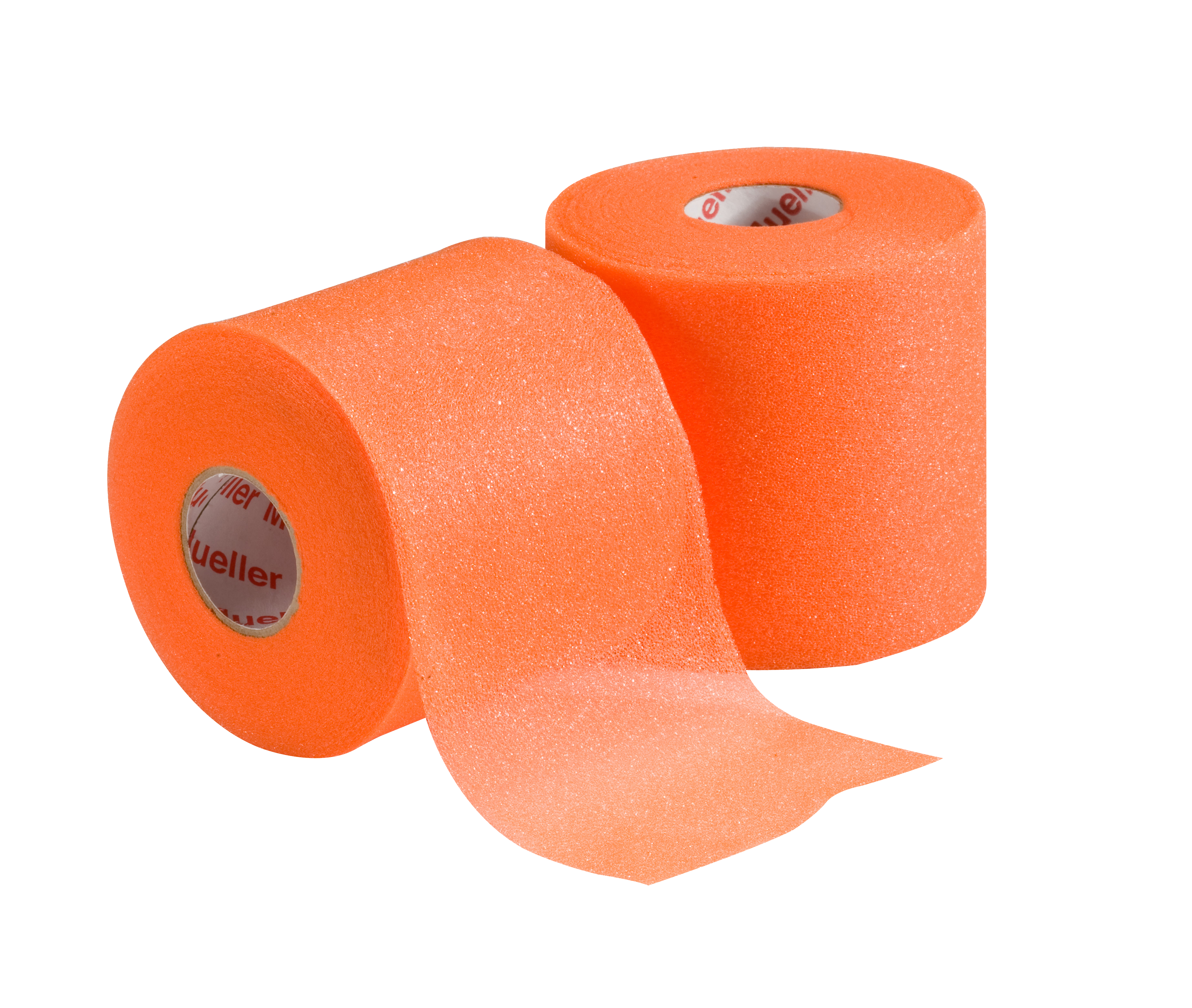 Mueller M-Wrap Orange 1307-09 zwei Einzelrollen nebeneinander