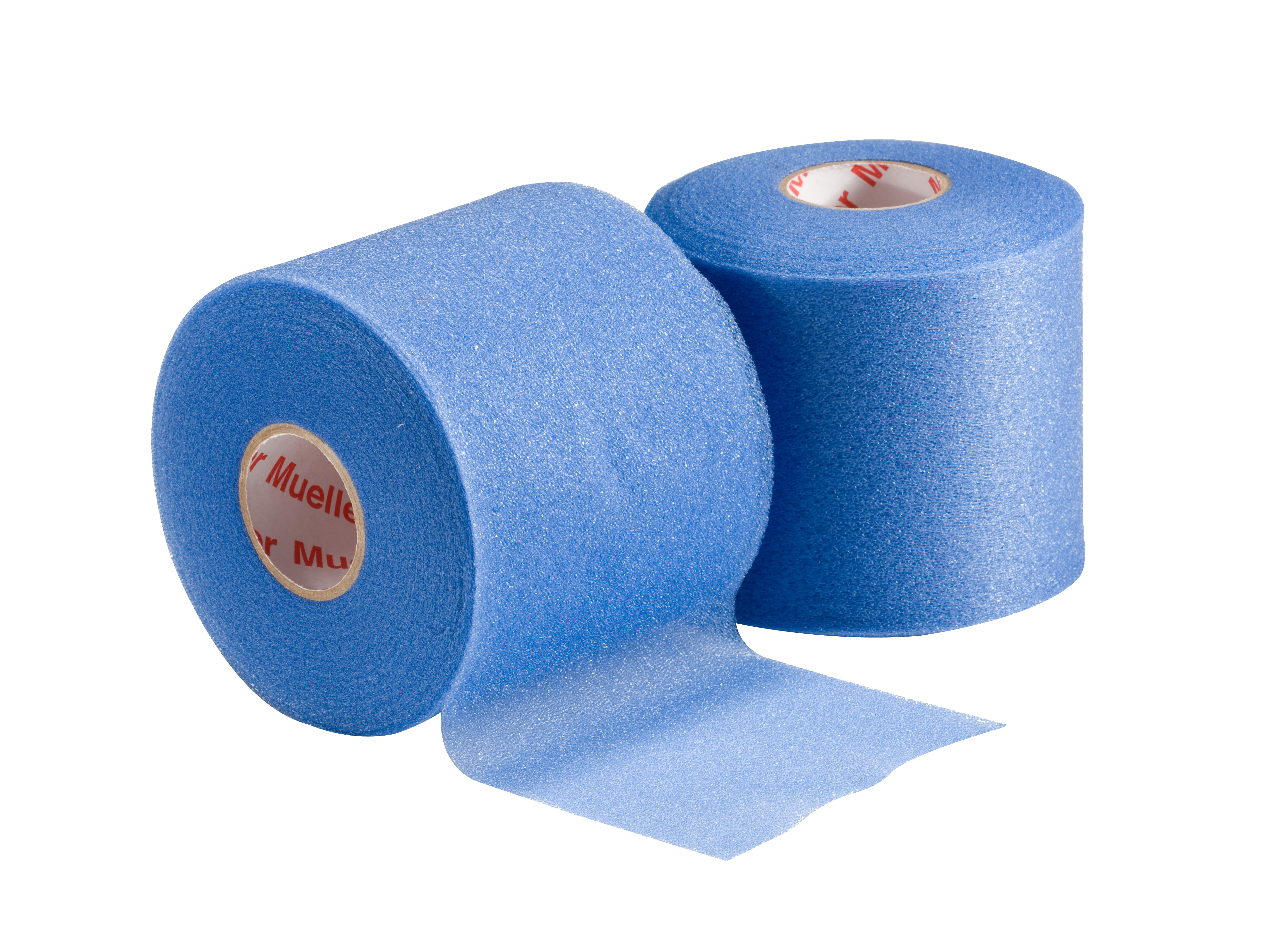 Mueller M-Wrap Blau 1307-08 zwei Einzelrollen nebeneinander