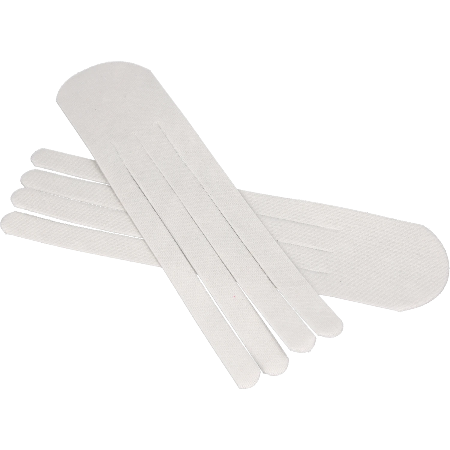 Nasara Kinesiologie Tape Quick Stripe E-Form Weiss