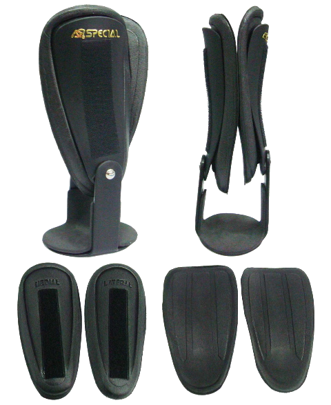 S-Med Ankle Brace zwei Ansichten und Polster im Detail