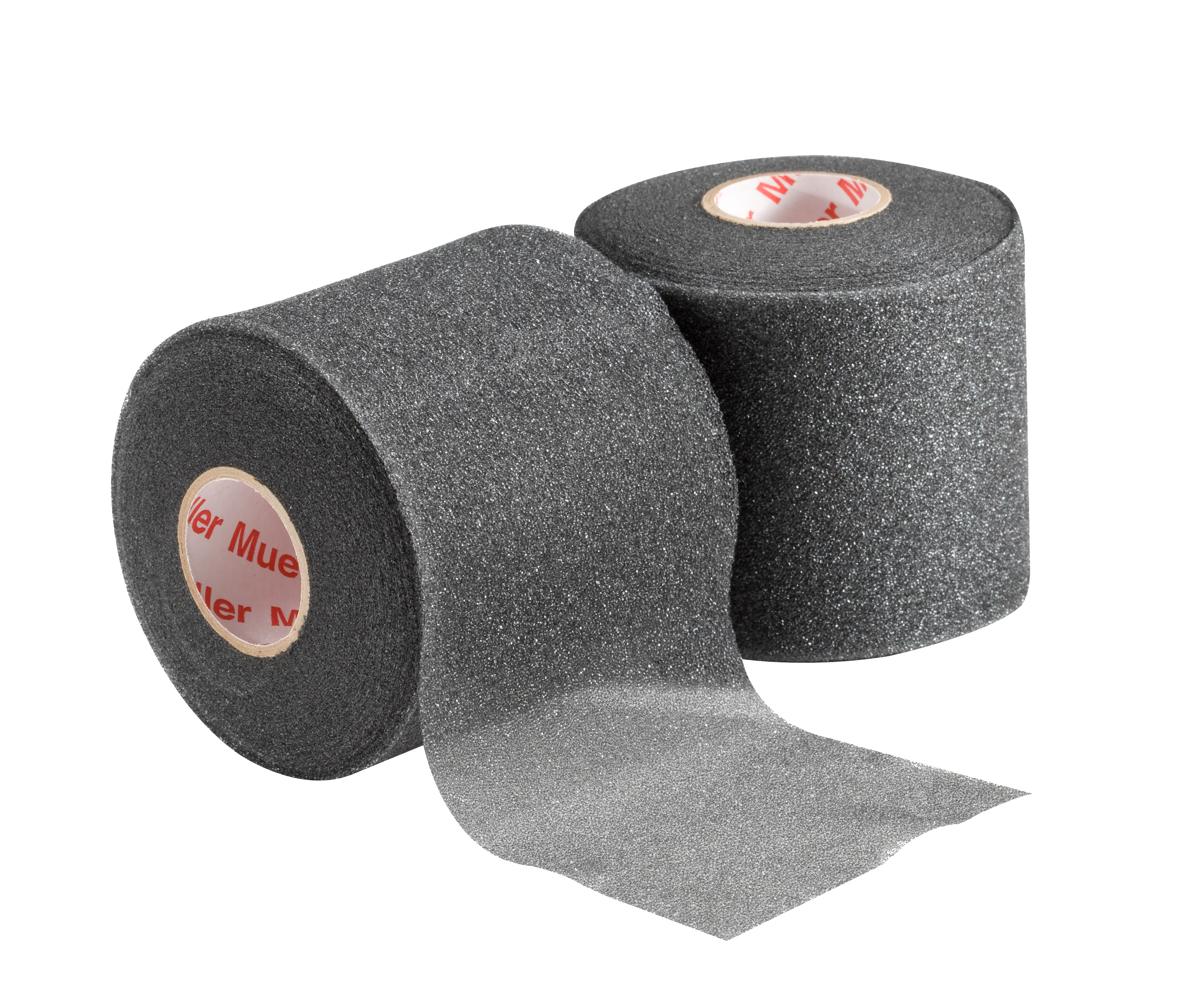 Mueller M-Wrap Schwarz 1307-07 zwei Einzelrollen nebeneinander