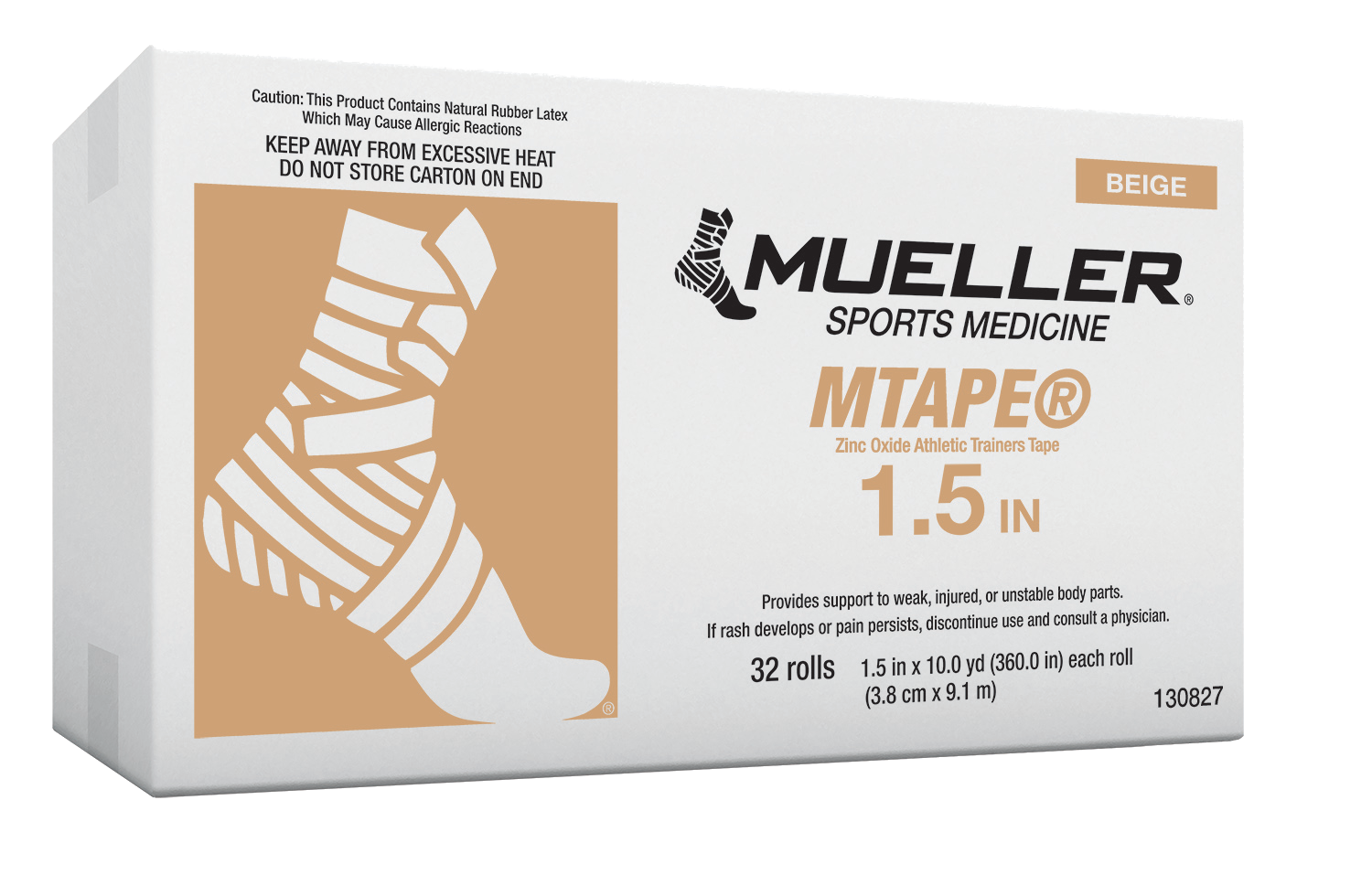Mueller M-Tape Beige 130827 Verpackungseinheit im Umkarton