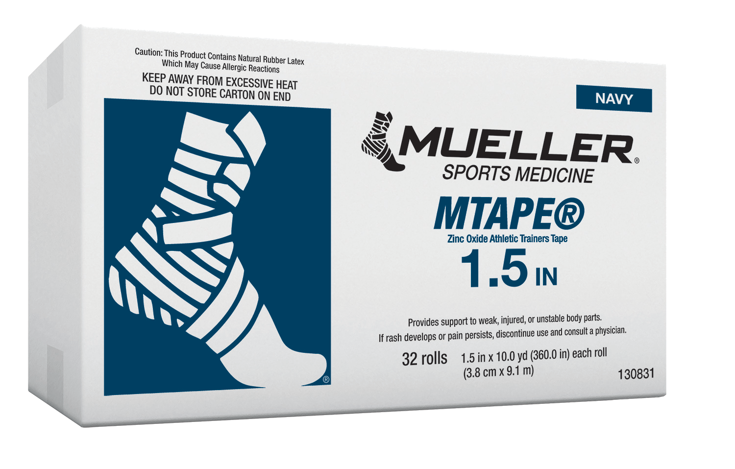 Mueller M-Tape Marineblau 130831 Verpackungseinheit im Umkarton