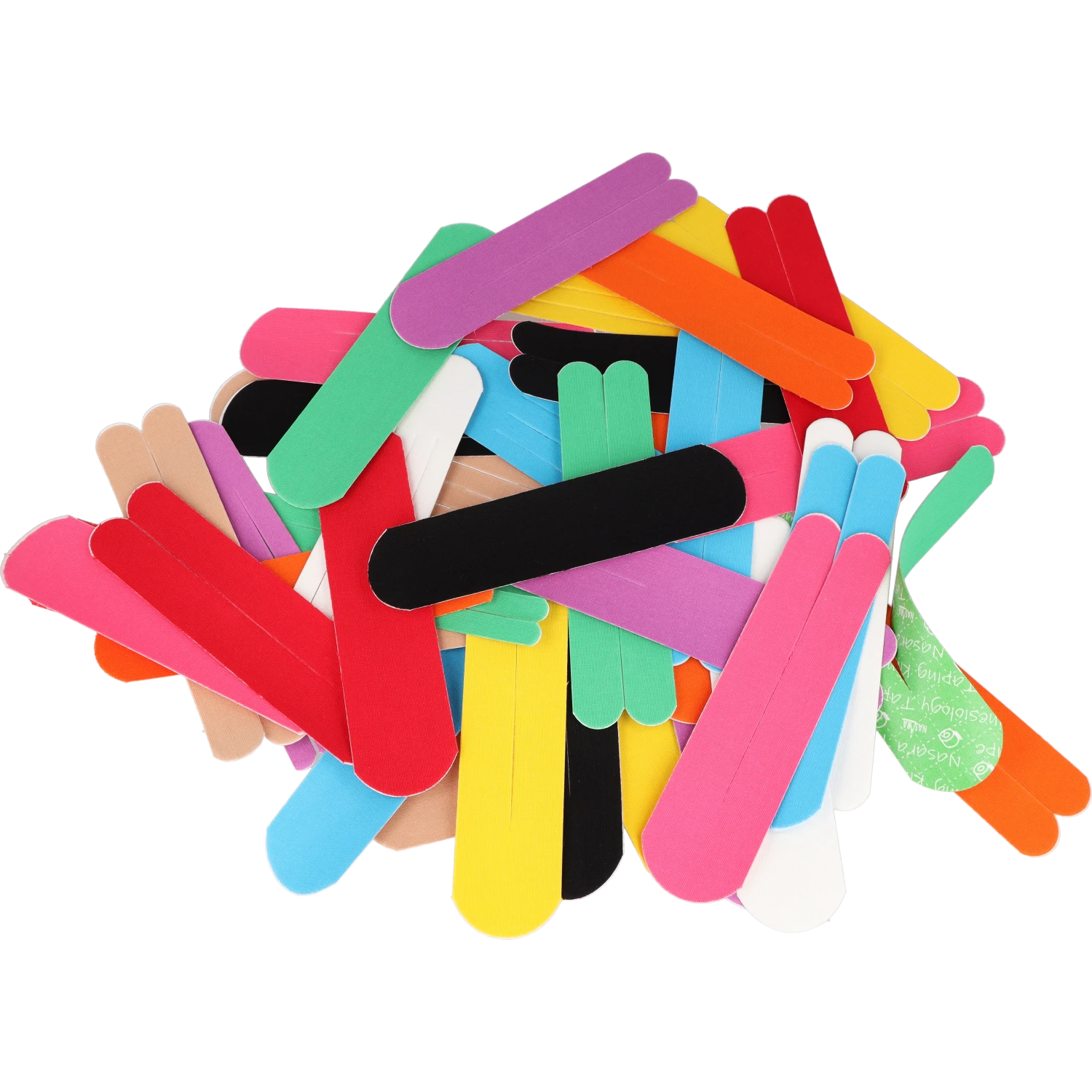 Nasara Kinesiologie Tape Quick Stripes alle Formen alle Farben Gruppenbild Nasara Kinesiologie Tape Quick Stripes alle Formen alle Farben Gruppenbild