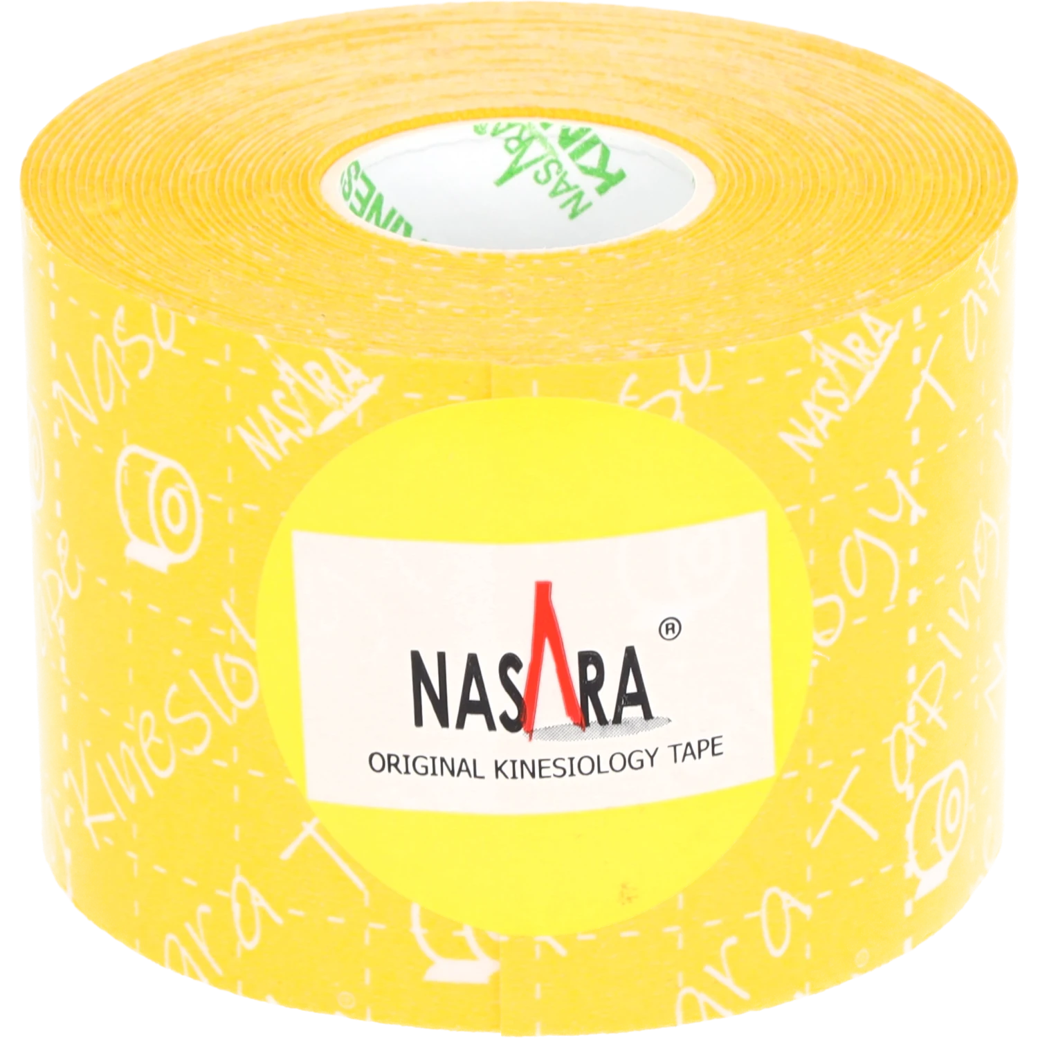 Nasara Kinesiologie Tape 5cm Gelb Einzelrolle Heroshot